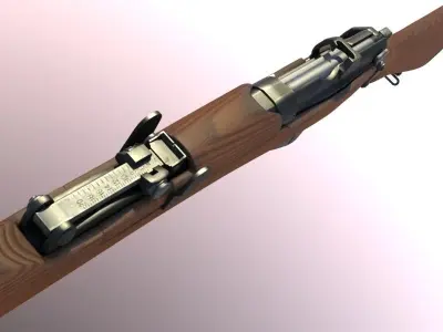 Lee Enfield No1 MkIII 3D model