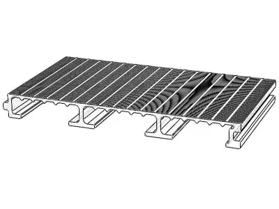 Aluminum Extruded Outdoor Platform MOD AL-055ap Low-poly 3D model