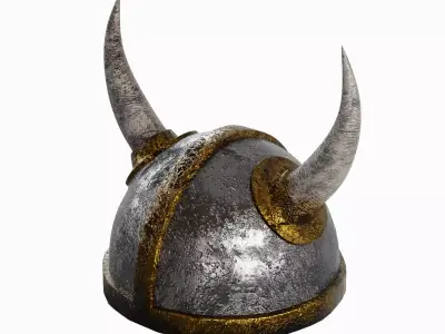 Viking Helmet 02 3D model