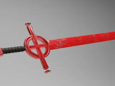 Finn s Sword Low-poly 3D model