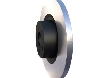 Brake Disk Low-poly 3D model