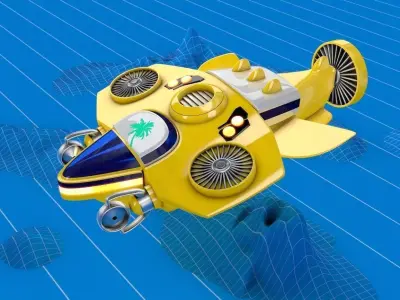 Submarine Capital Ship 3D model