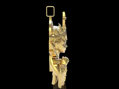Baby Angel Hip Hop Pendant 3D print model