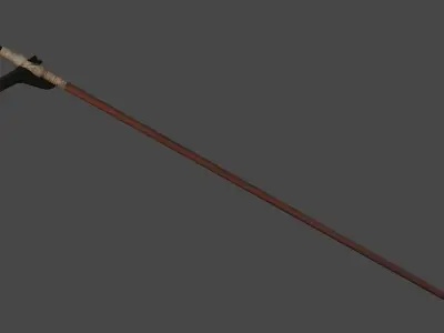 Giao thoi ky Dong Son spear 2 Low-poly 3D model