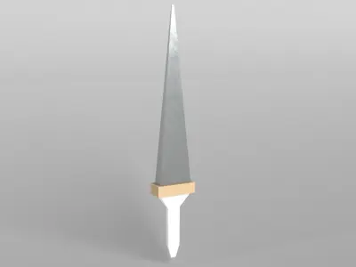 Lowpoly Sword 003 Free low-poly 3D model