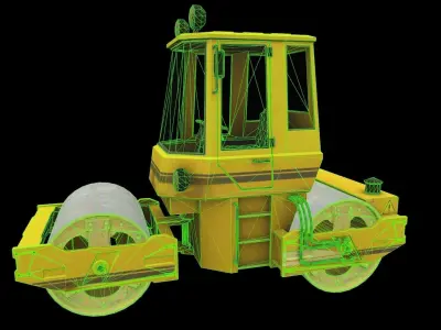 Machinery pack Low-poly 3D model