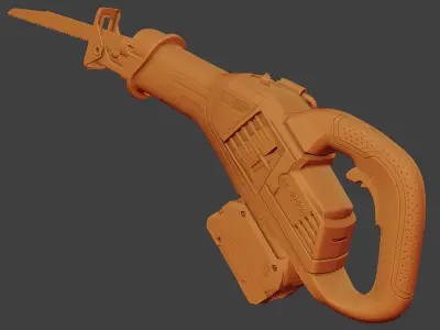 BOSCH GSA 18-V RAW Scan 3D model