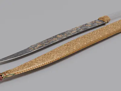 Ottoman Dagger 3D model