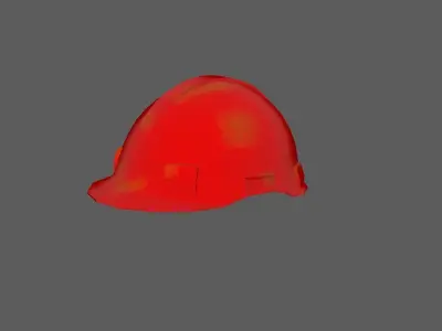 Safety Helmet Low Poly Low-poly 3D model shop
