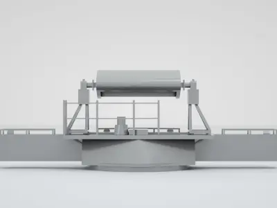 Mk 38 Naval Director Mk 48 Rangefinder System Mk38 Mk48 3D model