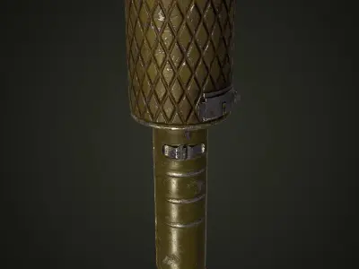 Russian Grenade RGD33 Free low-poly 3D model