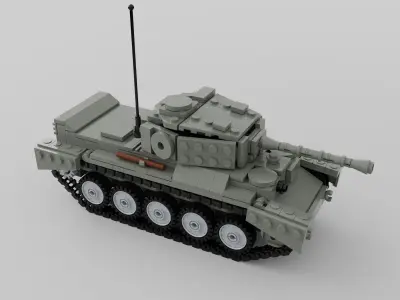 LEGO Cromwell Tank  3D model