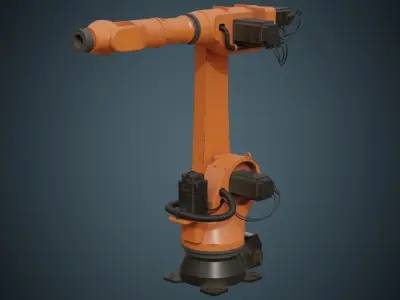 Industrial Robot 4B Low-poly 3D model