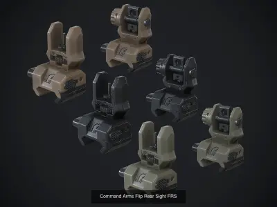 PBR Rear Sight 3D Model Pack