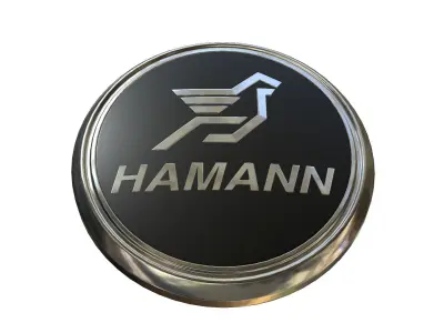 hamann logo 3D model by 3dlogoman