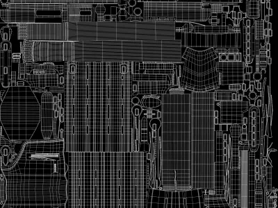 M416 Assault Rifle 3D model