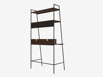 Urban Industrial Ladder Desk 3D model