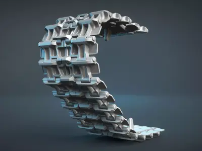 Track Links for Tanks IS and KV 3D model