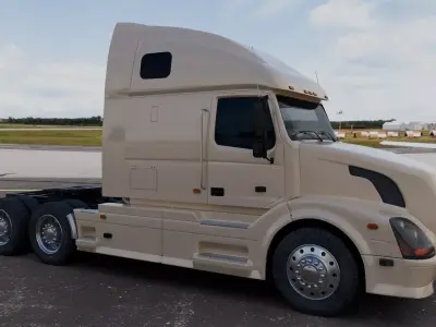 Semi-Truck Volvo Vnl 3D model