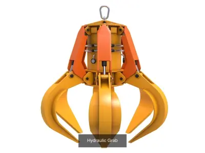 Hydraulic Grab  3D Model Pack