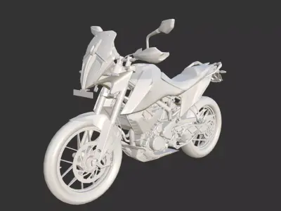 Adventure 390 Low-poly 3D model