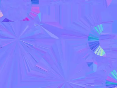 Shield in woods Low-poly 3D model