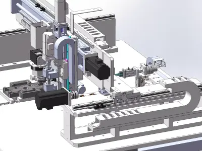 Mobile Phone Fingerprint Module Assembly Equipment  3D model