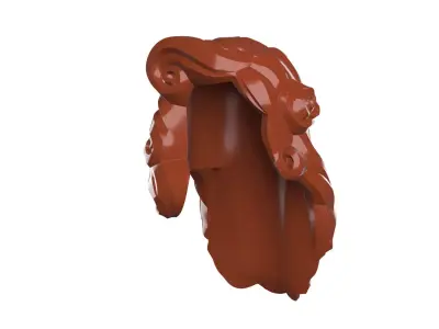 Custom3Dprint Minifigure Accessory - Minifigure Hair S2 - 114 3D print model