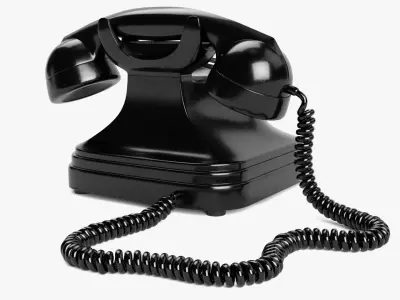 Rotary Dial Phone 3D model