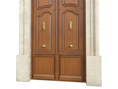 Entrance classic door 131 3D model