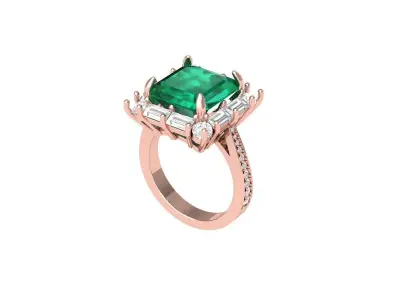 Wedding Ring  3D print model 407
