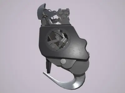 Helicopter Cargo Hook Low-poly 3D model