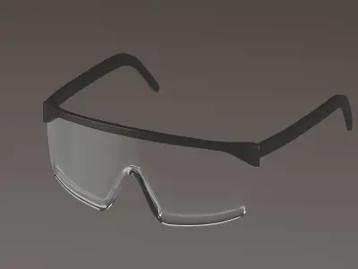 Safety glasses 3D model Low-poly 3D model purchase