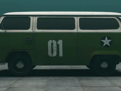 Volkswagen Kombi  Free 3D model