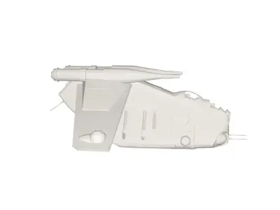 Spaceship concept 3D model buy