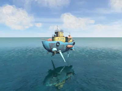 Flying Boat 3D model