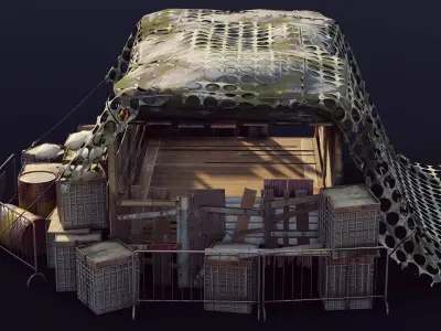 Heavy Bunker 3D model