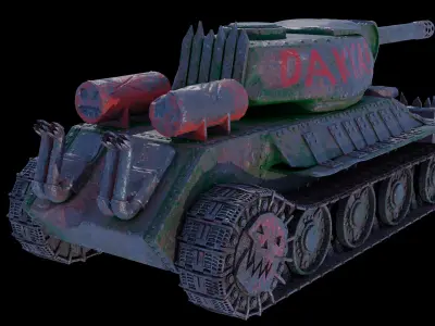 Ork Tank T-34-85 3D model 3D model
