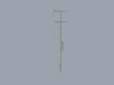 Electric Pole 3D model purchase