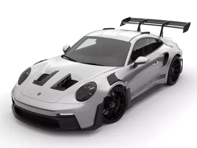 Porsche 911 GT3 RS 3D Model 3D model purchase