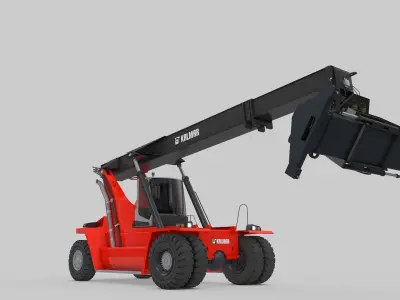Container Handler and Straddle Carrier  3D Model Pack