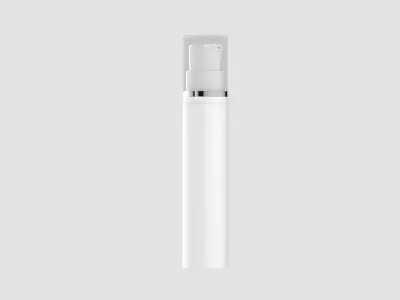 Refillable Airless Pump Bottle 3D model