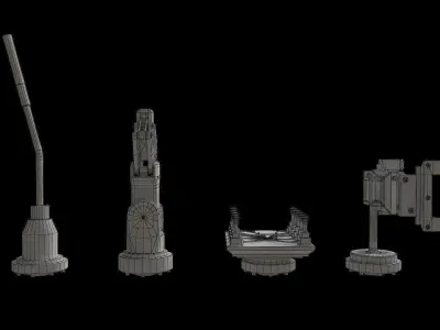 Industrial Robot Big 3D model