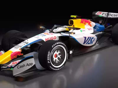 2026 Visa Cash App RB F1 plus Photoshop files 3D model