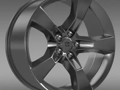 Chevrolet Camaro 2010 transformer rim 3D model