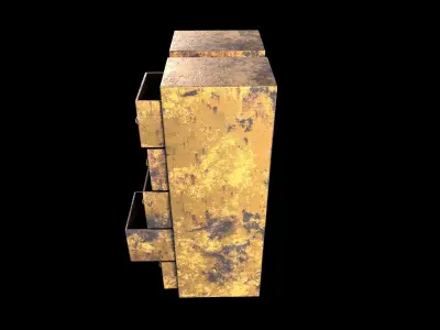 Cabinet V1 - 003 Low-poly 3D model