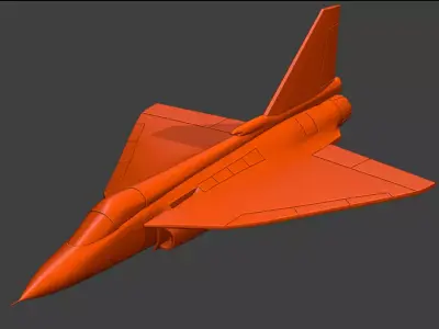 HAL LCA Tejas MK1 3D print model