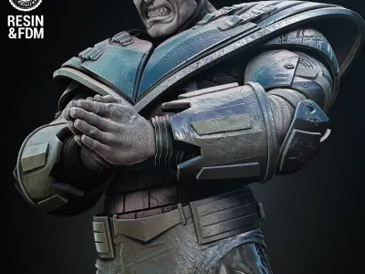 Wicked Marvel War Sculpture Tested for 3D printing 3D print model by 3dwicked