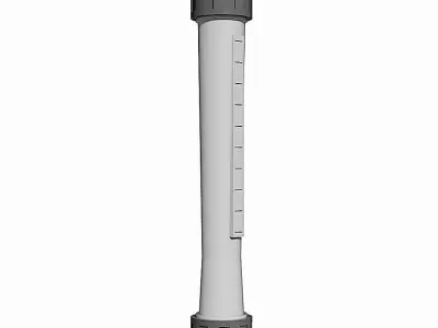 PVC Flow Indicators - Socket Ends Free 3D model