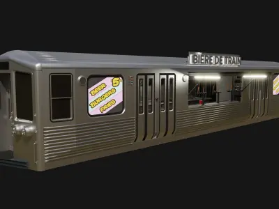 Subway Bar Free 3D model